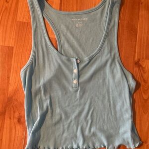 American Eagle Blue Tank